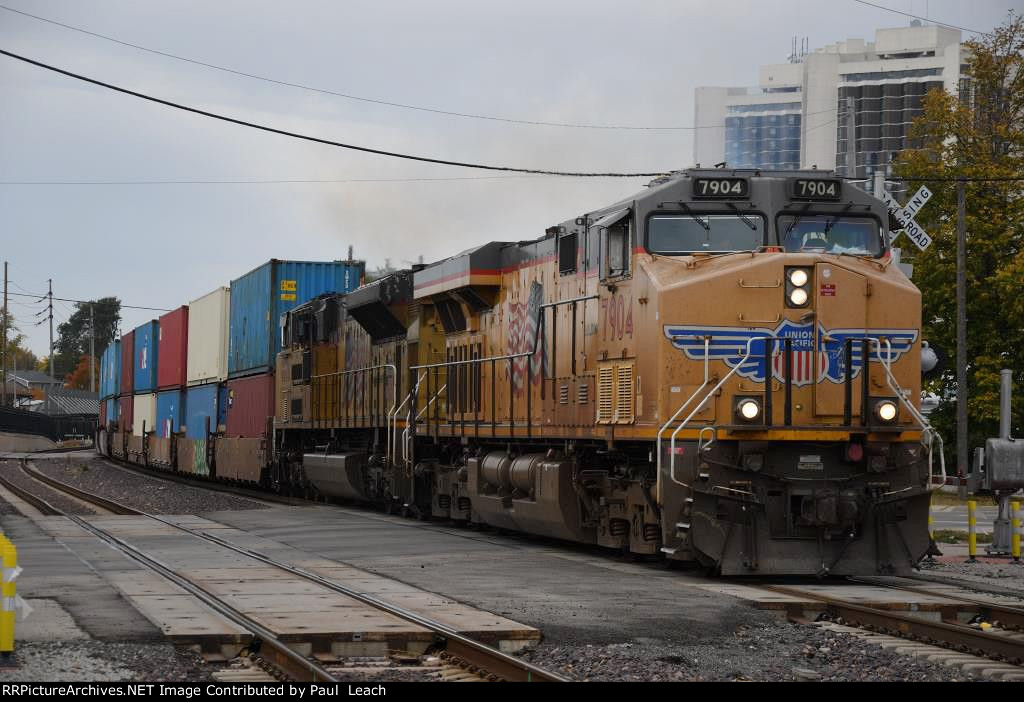 Eastbound stack train
